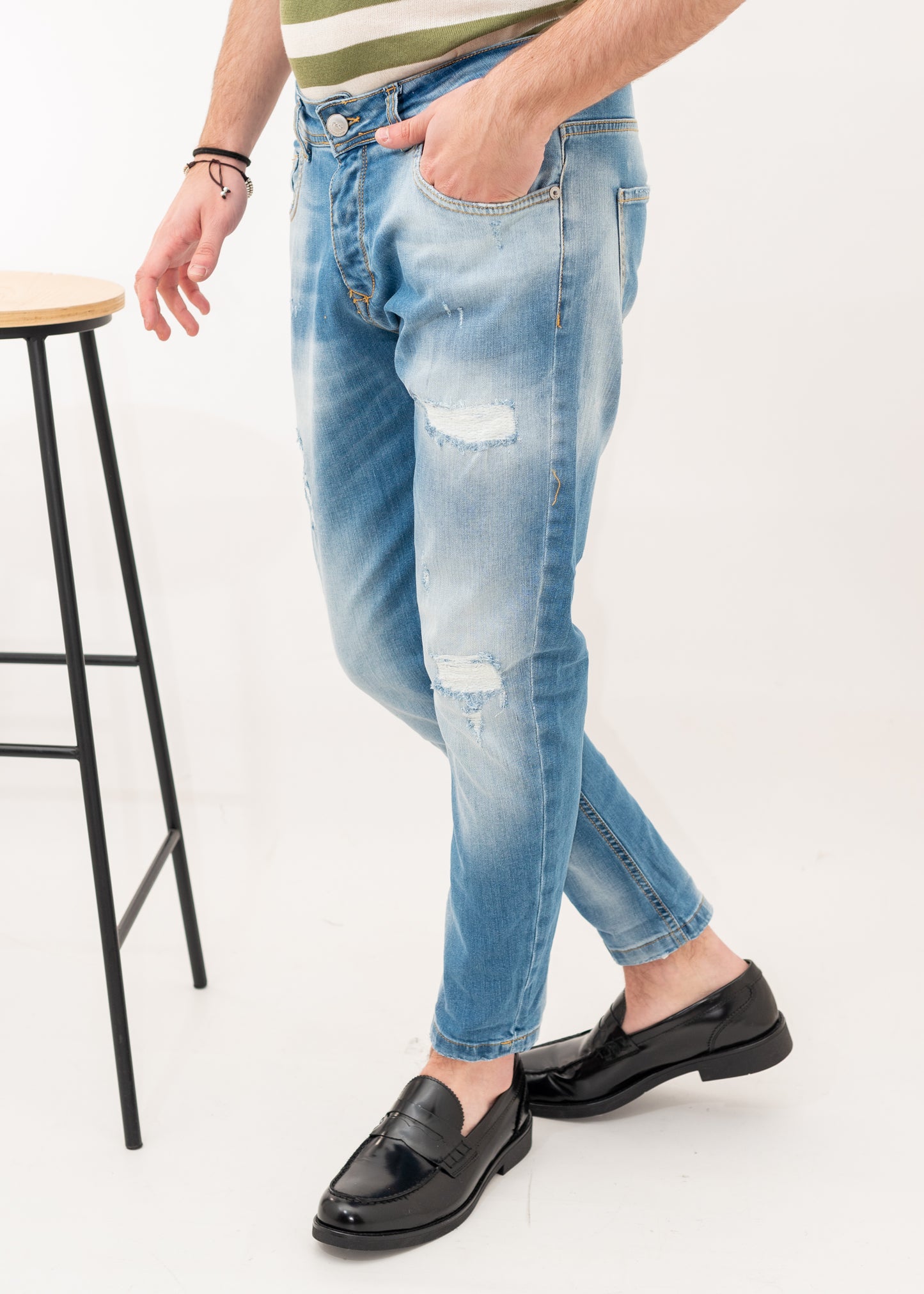 Jeans rotture SKINNY D37 LAV D09
