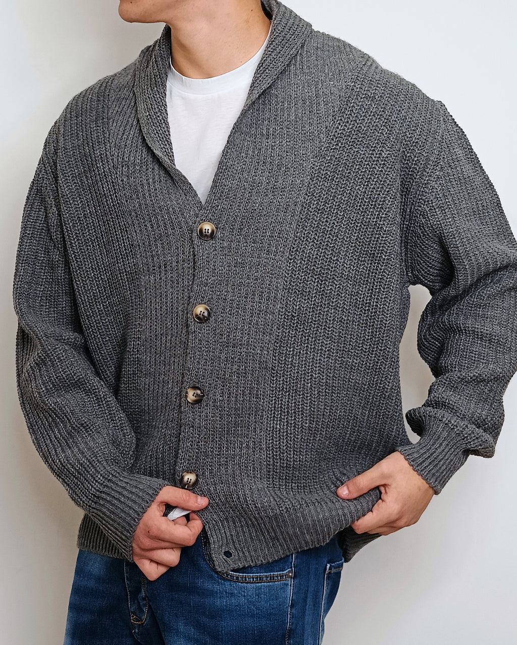 LUCA NOVI CARDIGAN OVERSIZE COLCARD