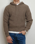 VALDICHIARA FELPA IN LANA CON CAPPUCCIO