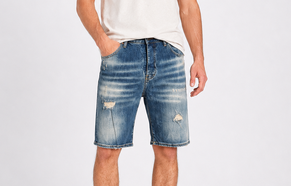 Bermuda denim sabbia