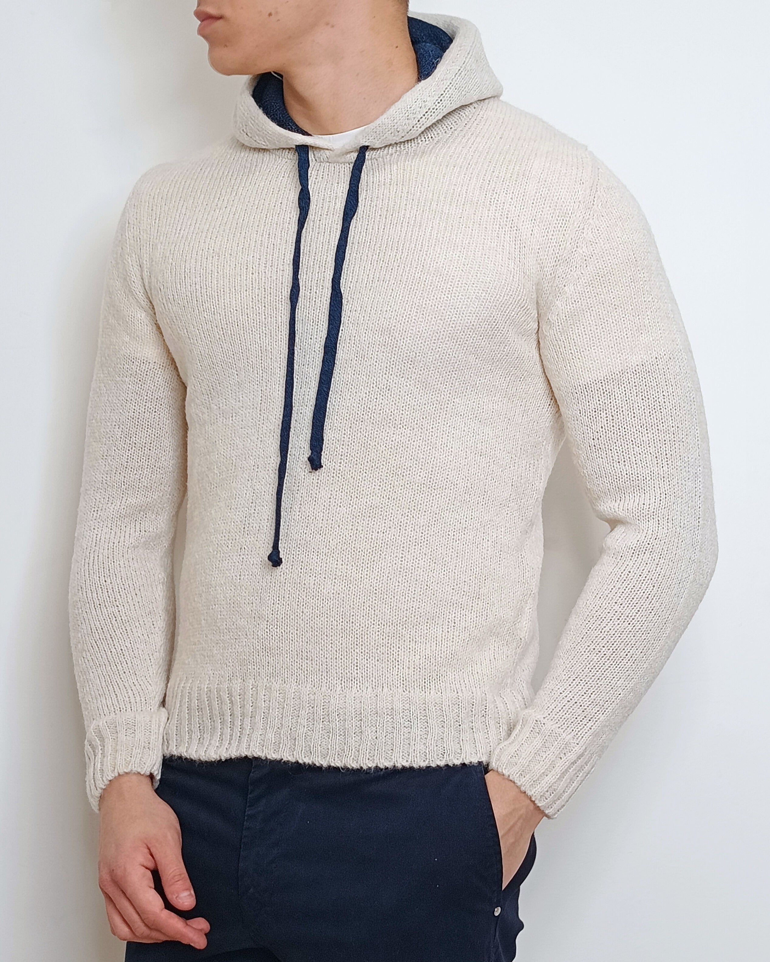 DOPPIAVVI MAGLIA CON CAPPUCCIO IRON24