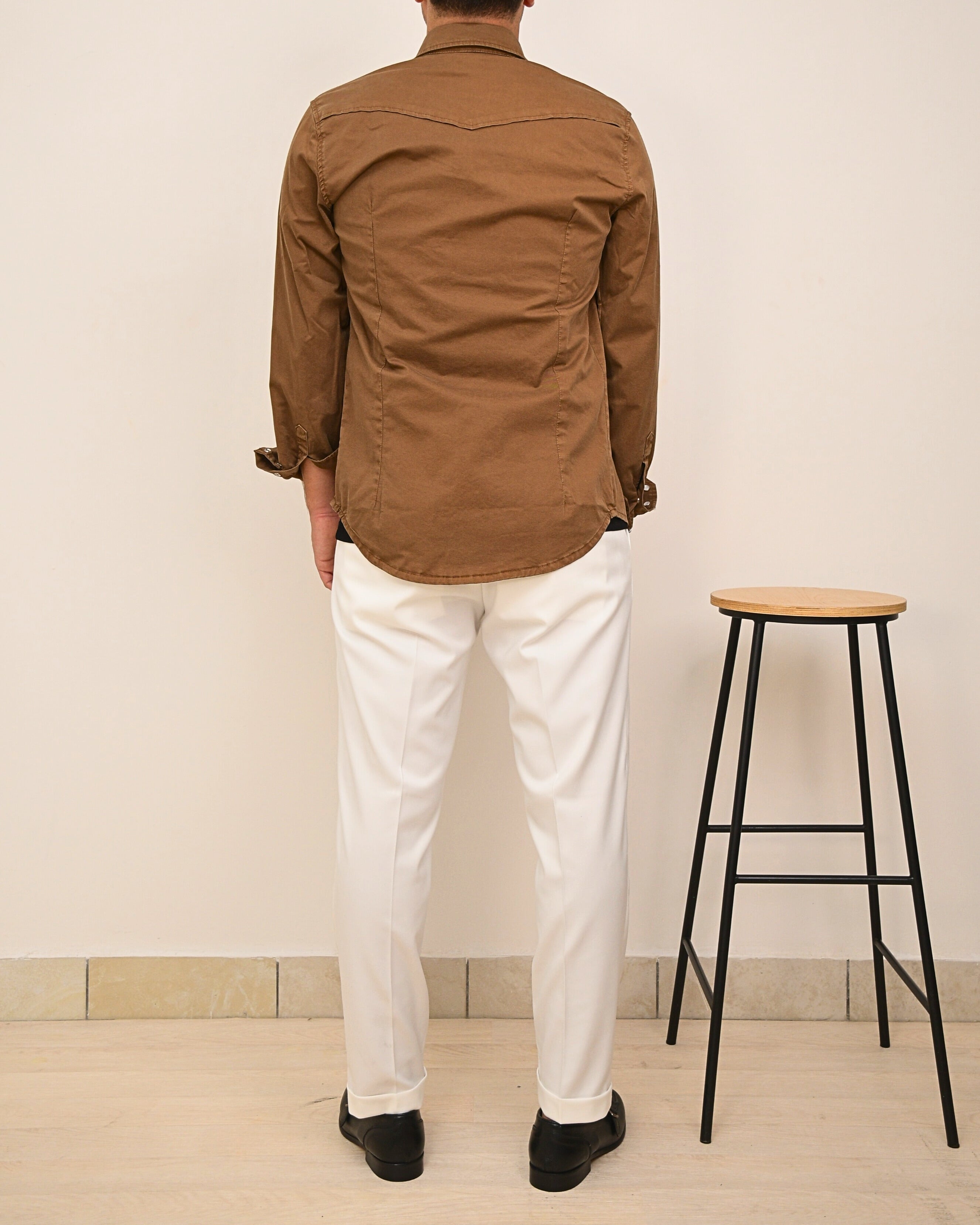 OUTFIT: DOPPIAVVI CHINO TENNESSE SLIM LUCIO1 & DOPPIAVVI CAMICIA TEXAS GAMBARINE