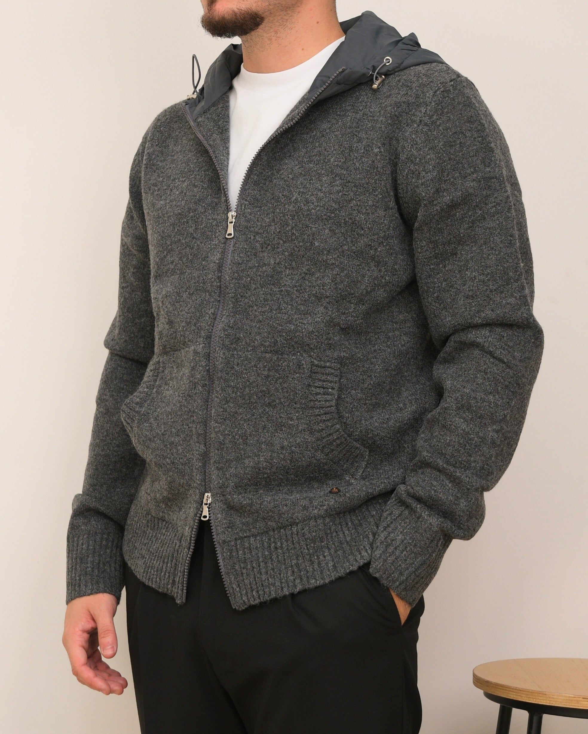 IMPURE MAGLIA ZIP LANA QUINN