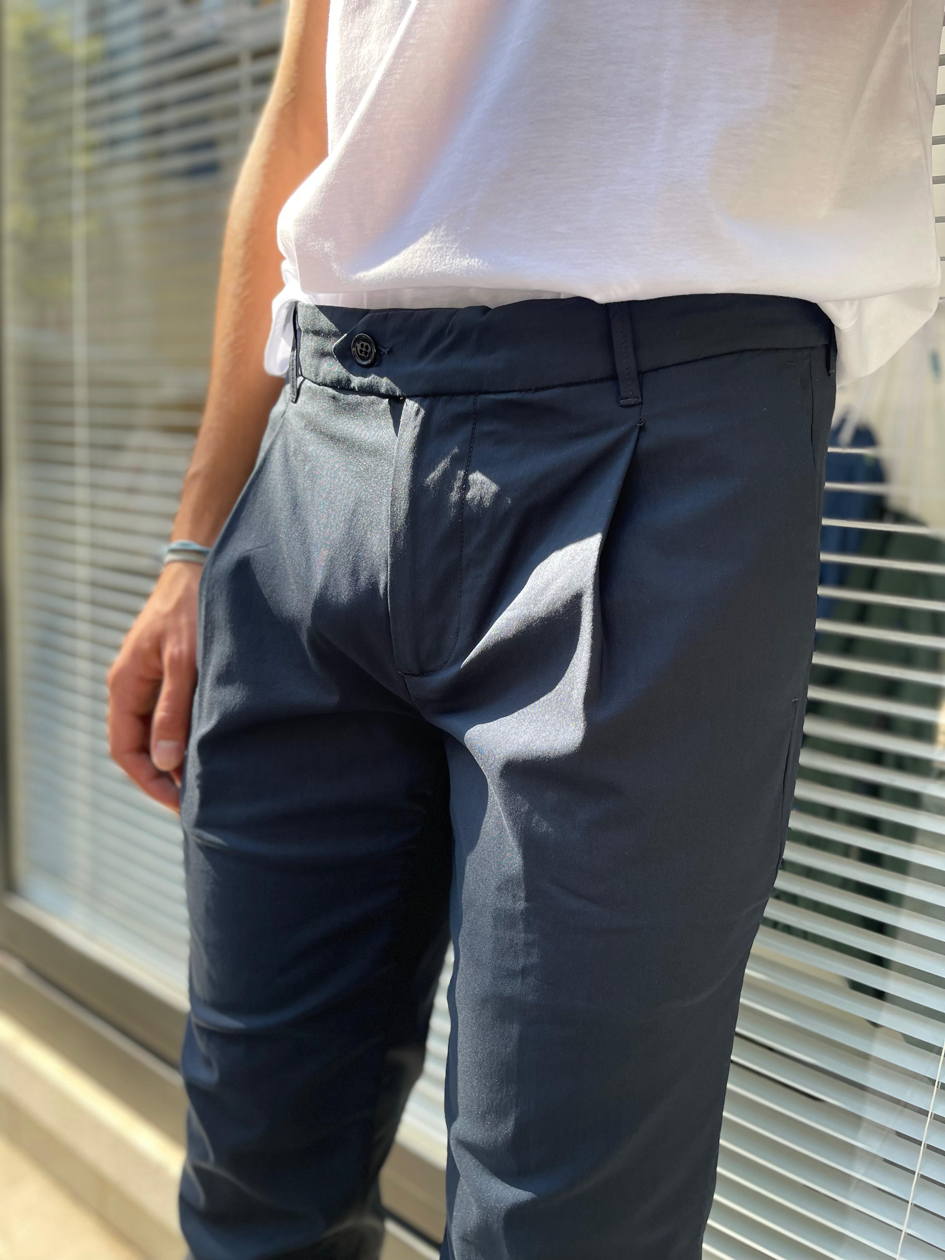CHINOS A VITA ALTA - MODELLO BERON
