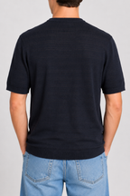Maglia girocollo traforata