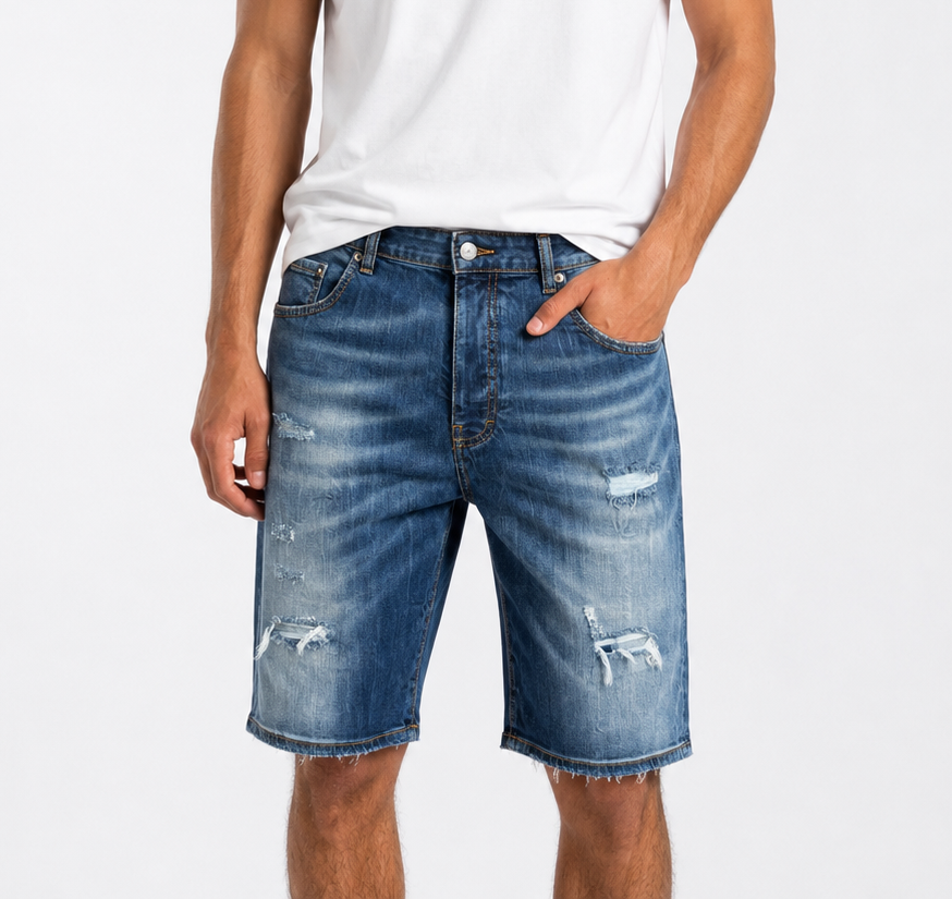 Bermuda denim chiaro