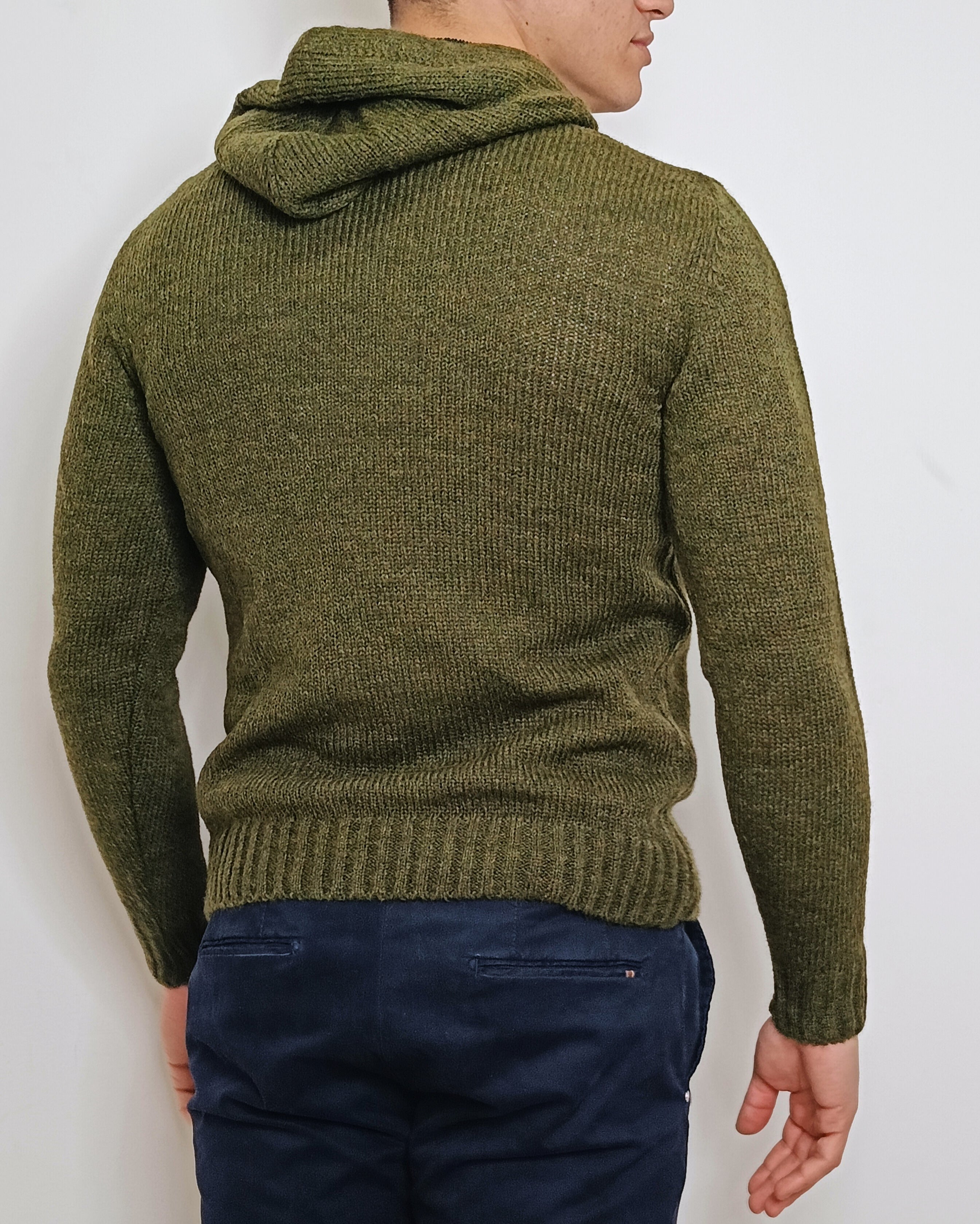 DOPPIAVVI MAGLIA CON CAPPUCCIO IRON24