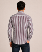 Camicia a righe in cotone