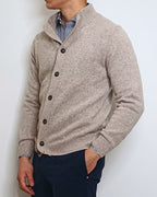 DOPPIAVVI CARDIGAN IN LANA CON BOTTONI