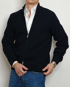 VALDICHIARA FULL ZIP LANA 1007 BLU NAVY