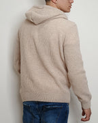 VALDICHIARA FELPA IN LANA CON CAPPUCCIO