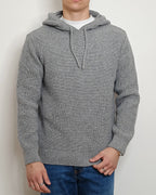 VALDICHIARA FELPA IN LANA CON CAPPUCCIO