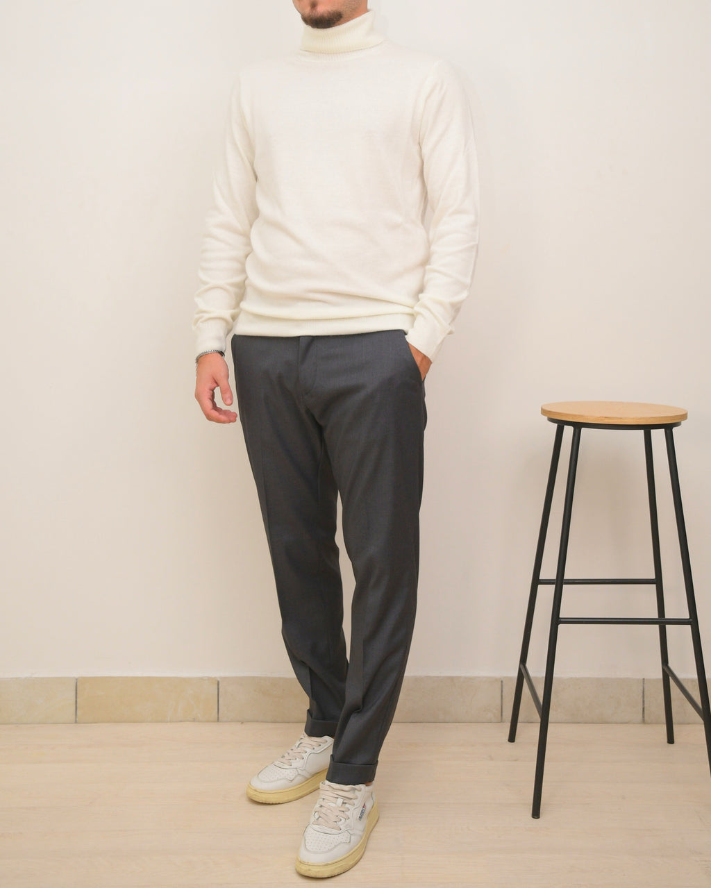 OUTFIT: SEINSE MAGLIA DOLCEVITA MI3163SS & DOPPIAVVI CHINO TENNESSE SLIM LUCIO1