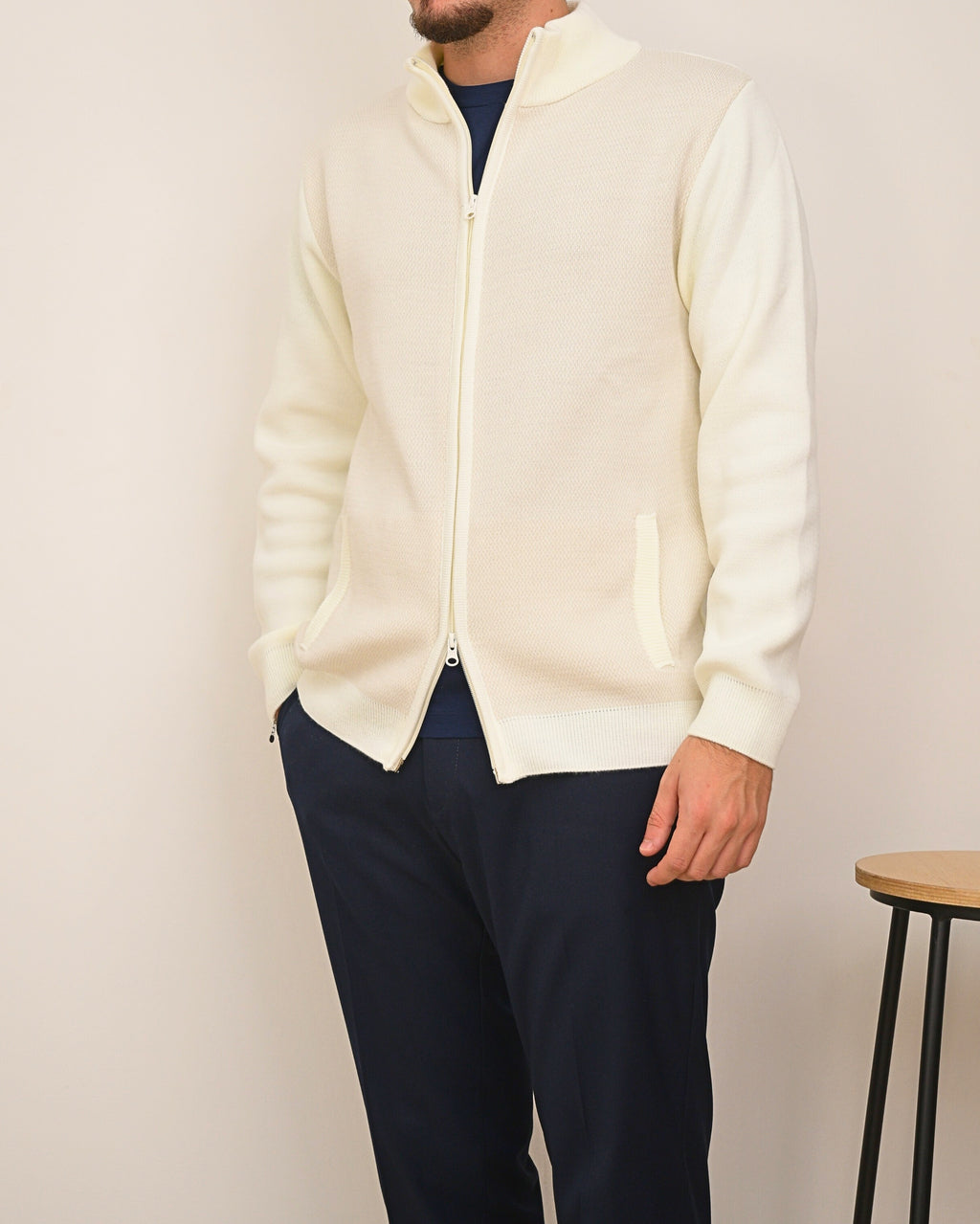 SQUAD MAGLIA ZIP LANA MICRO MA408