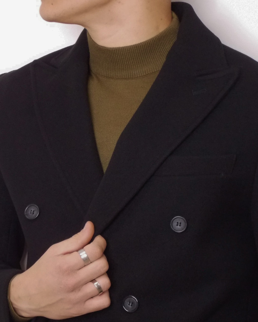 VALERIO VALENTINO CAPPOTTO D/P DI LANA LM203