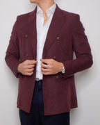 MARCONILS GIACCA DOPPIO PETTO CILIEGIO