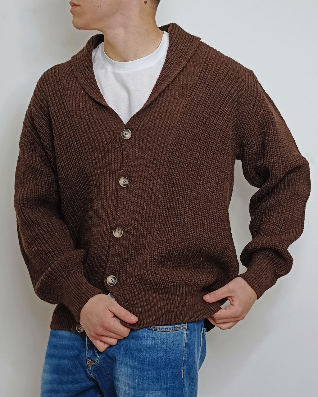 LUCA NOVI CARDIGAN OVERSIZE COLCARD
