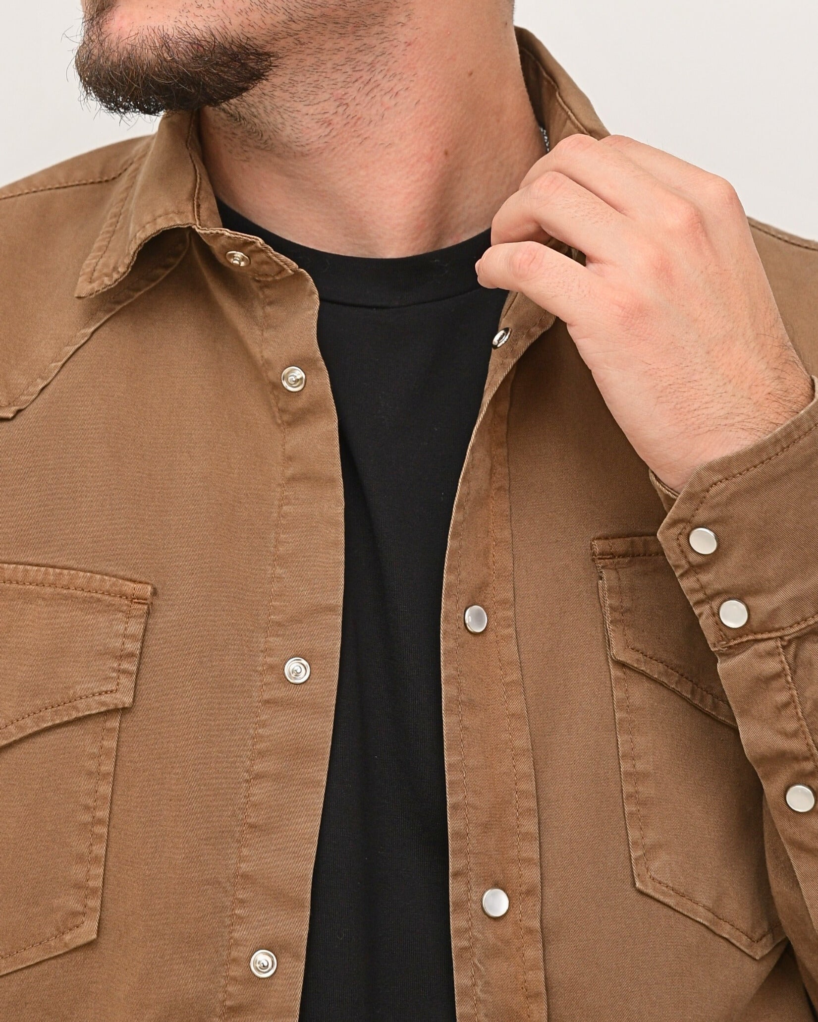 DOPPIAVVI CAMICIA TEXAS GAMBARINE