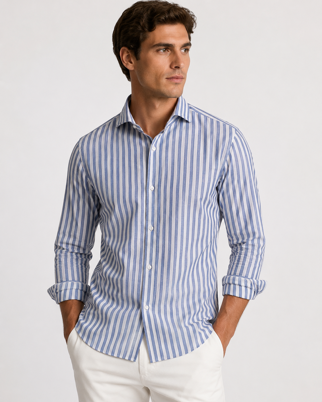 Camicia righe larghe