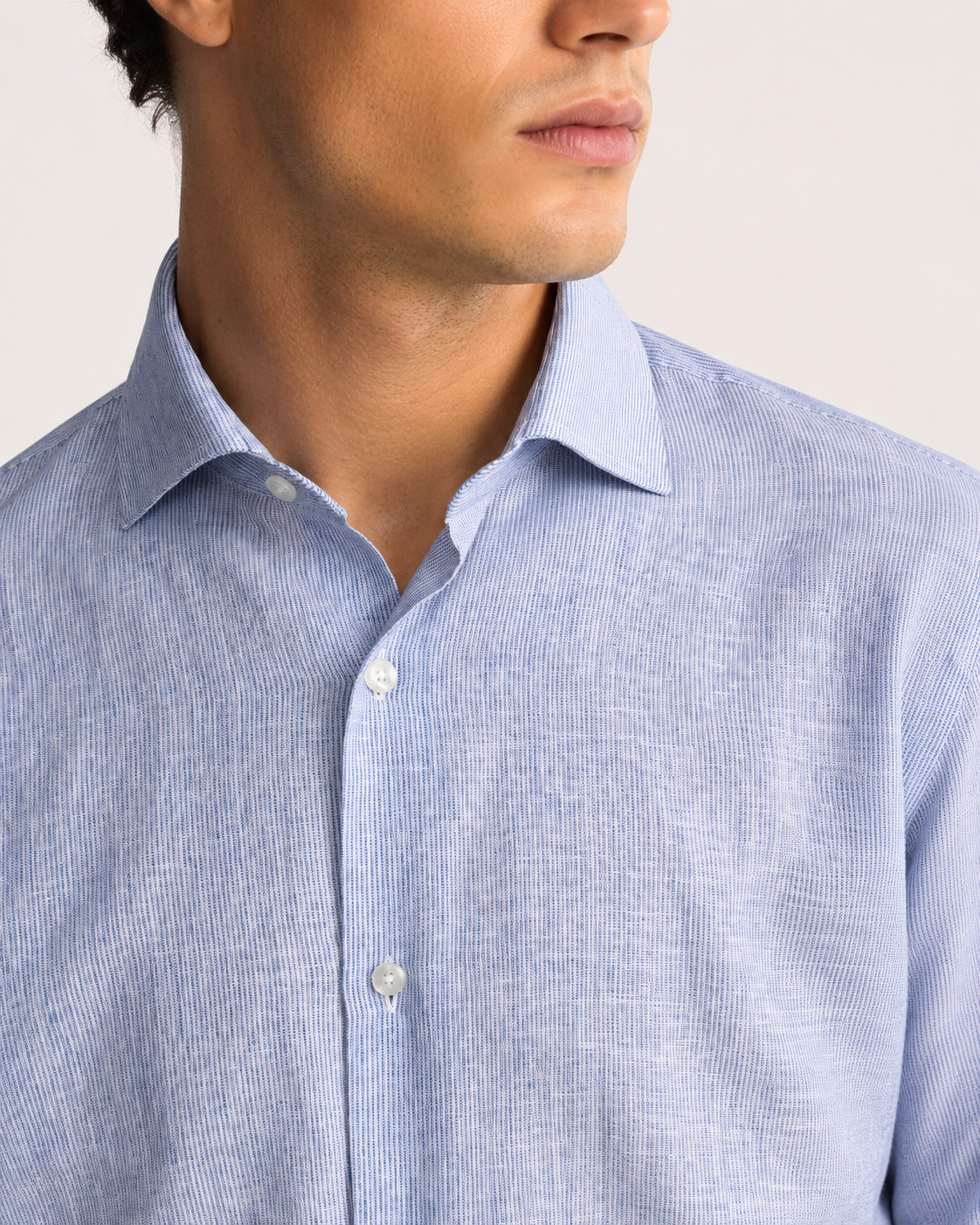 Camicia a righe strette