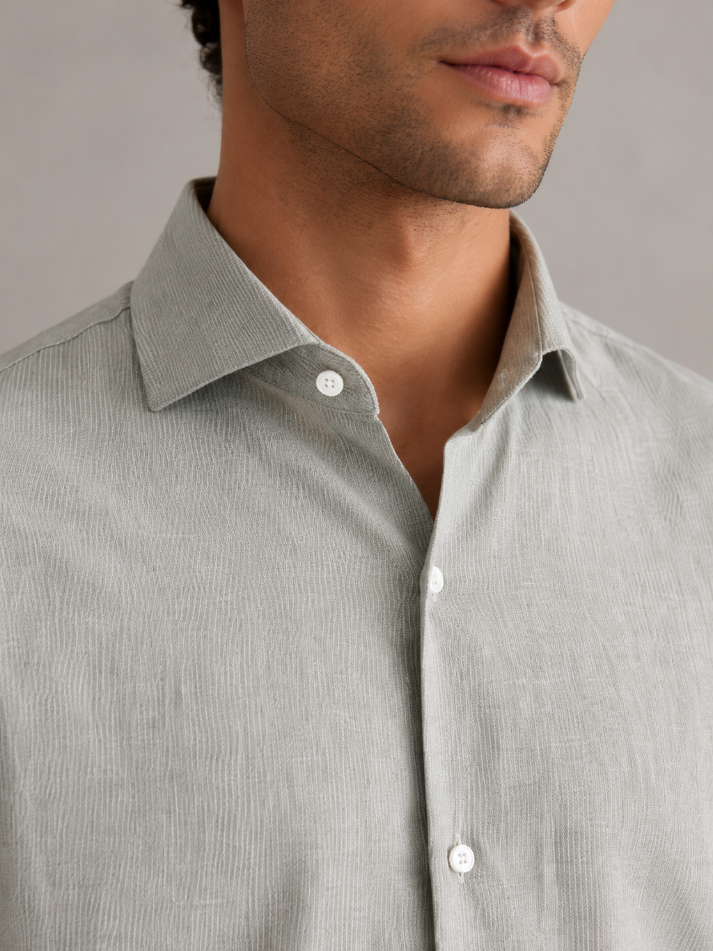 Camicia a righe strette