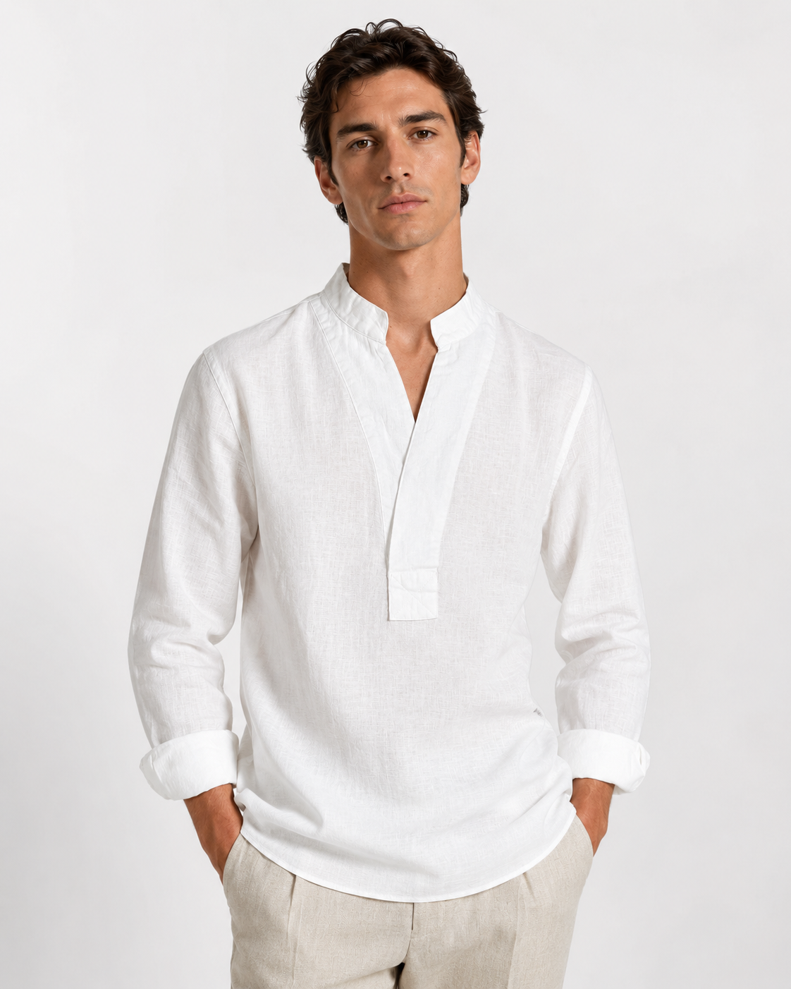 Camicia Serafino in lino