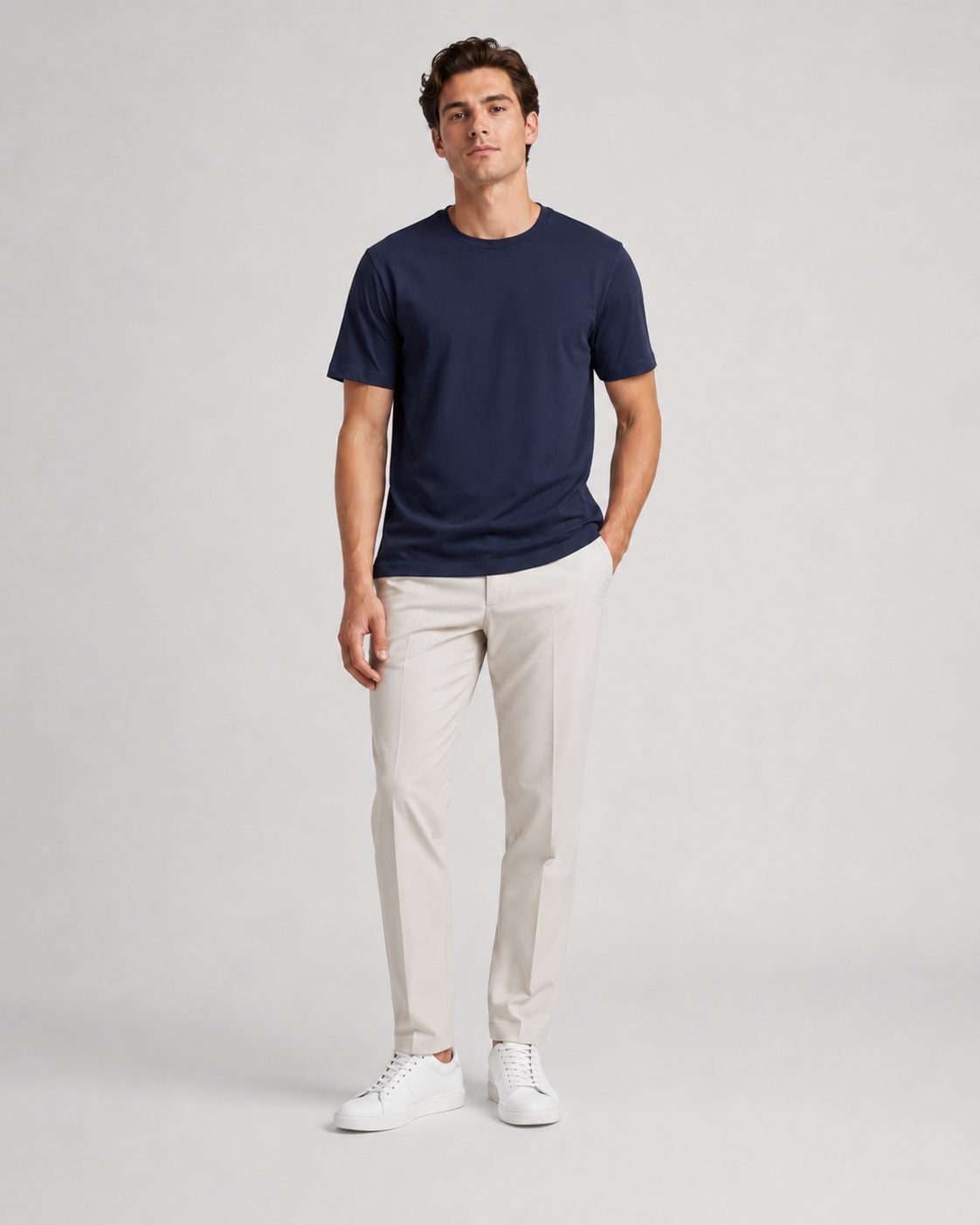 T-shirt filo di scozia
