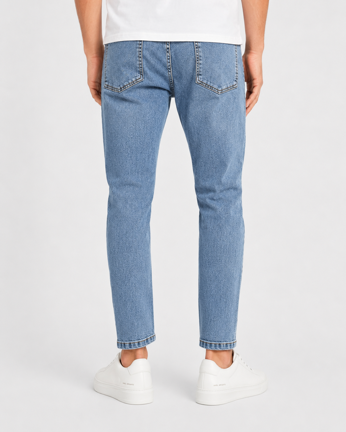Jeans skinny denim marmo