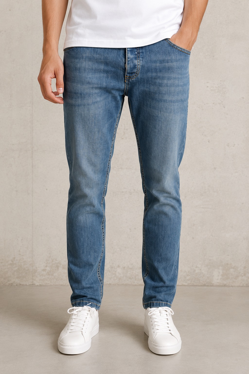 Jeans Skinny denim medio P&S
