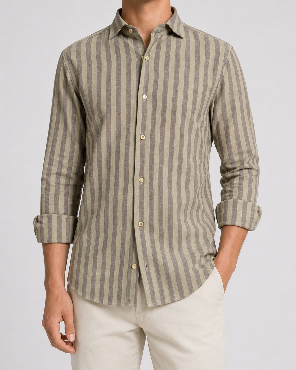 Camicia a righe