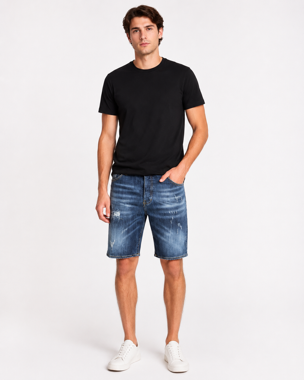 Bermuda denim medio
