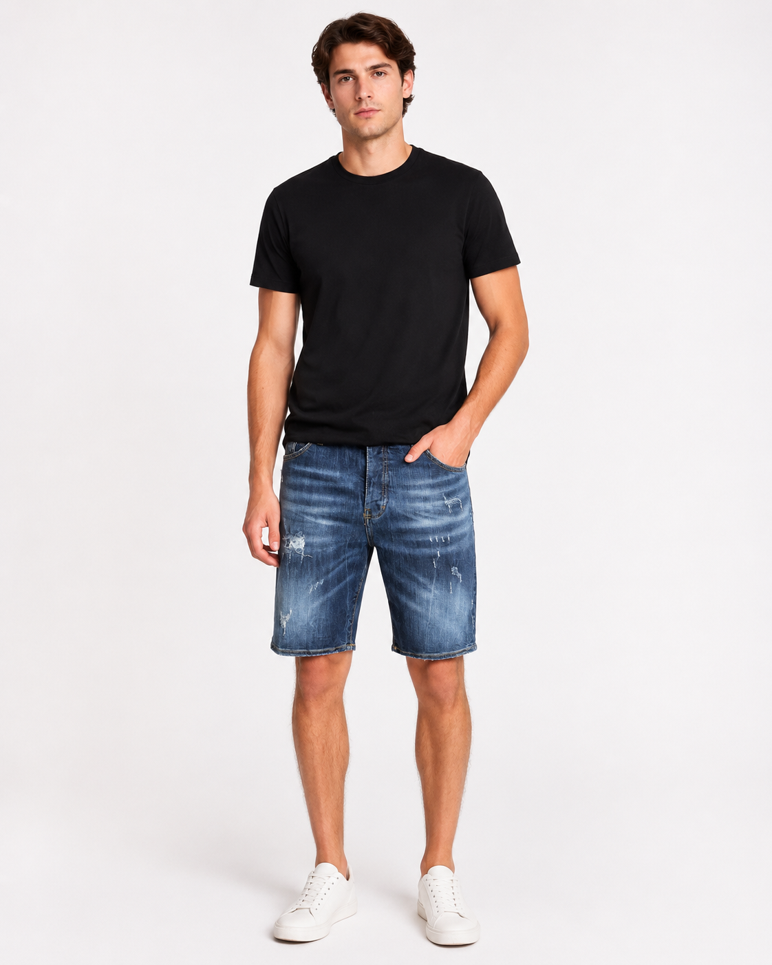 Bermuda denim medio
