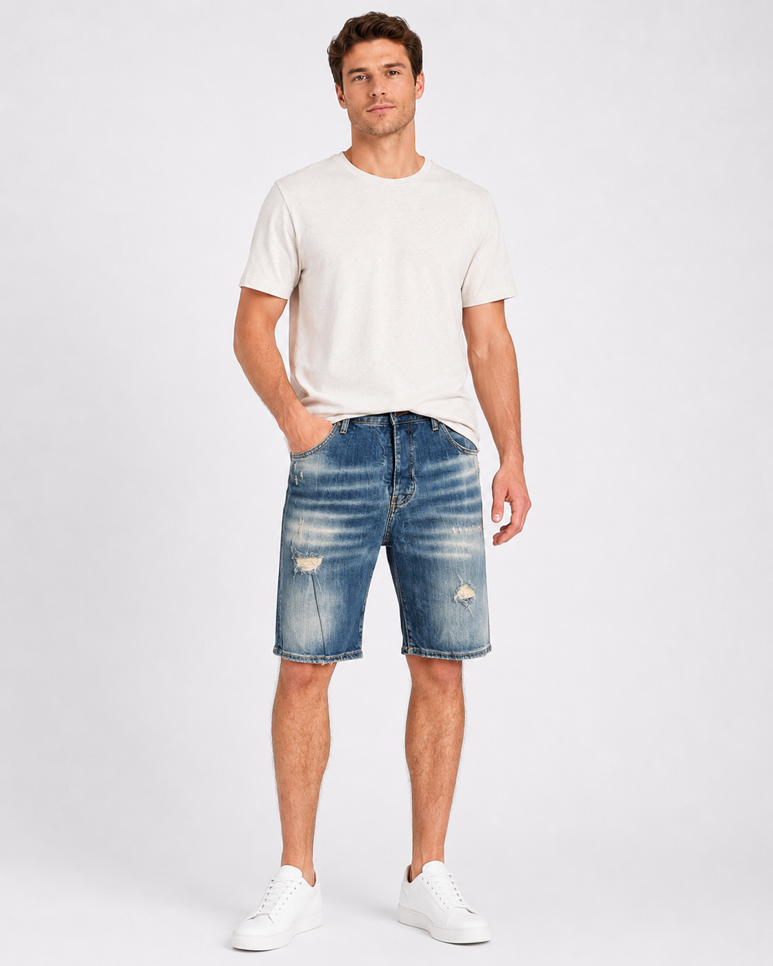 Bermuda denim sabbia