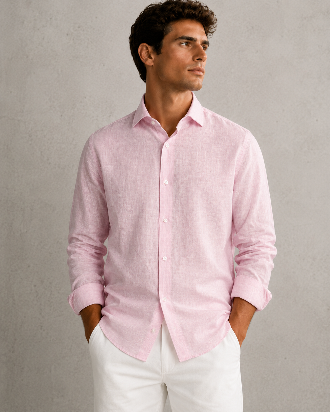 Camicia a righe strette