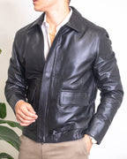 DOUBLE LEATHER JACKET 1102