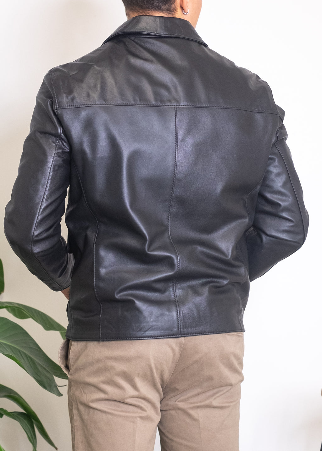 DOUBLE LEATHER JACKET 1102