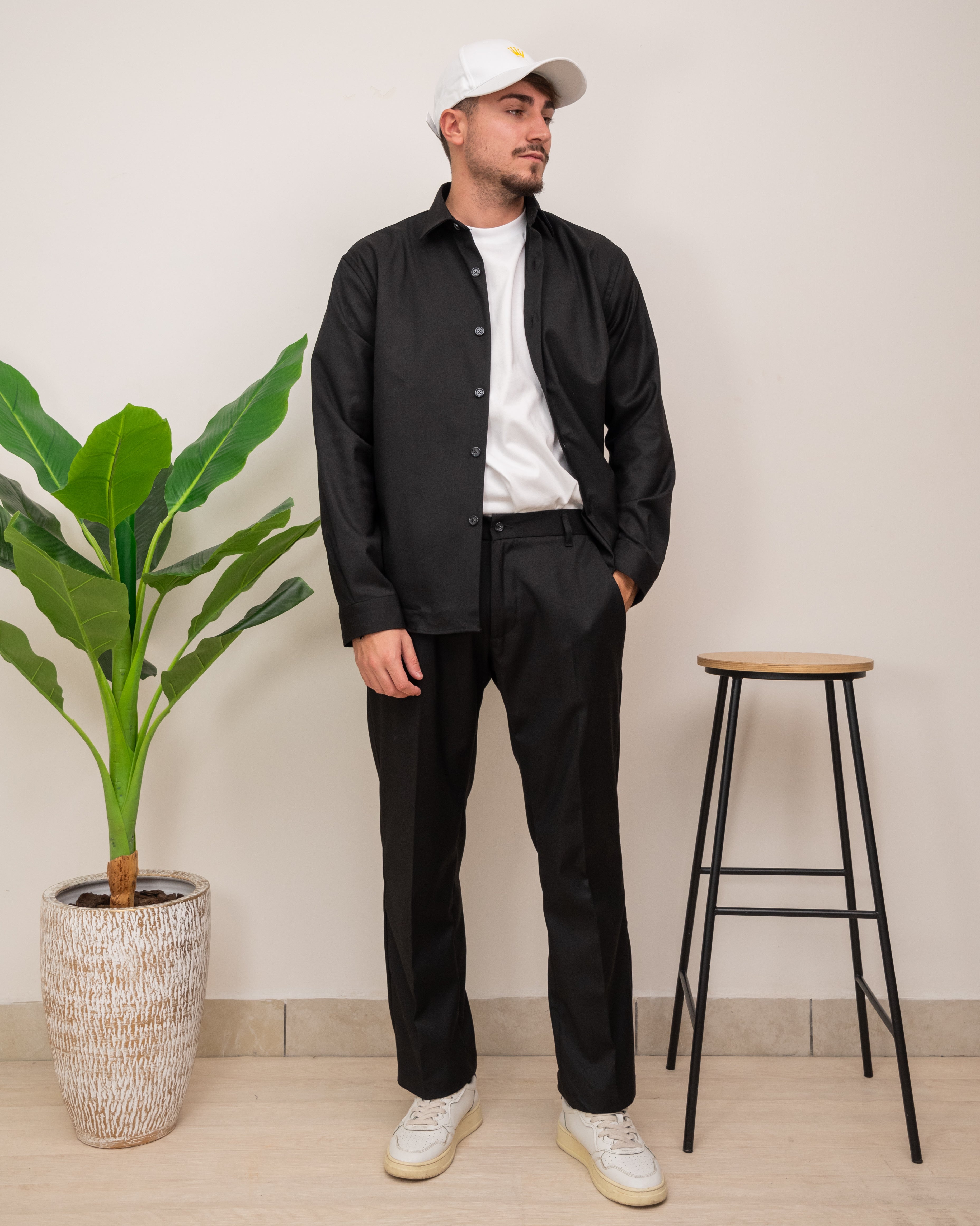 OUTFIT: PANTALONE DOPPIAVVI JAPPO BAGGY CON CAMICIA MIGLIACCIO TENNESSE