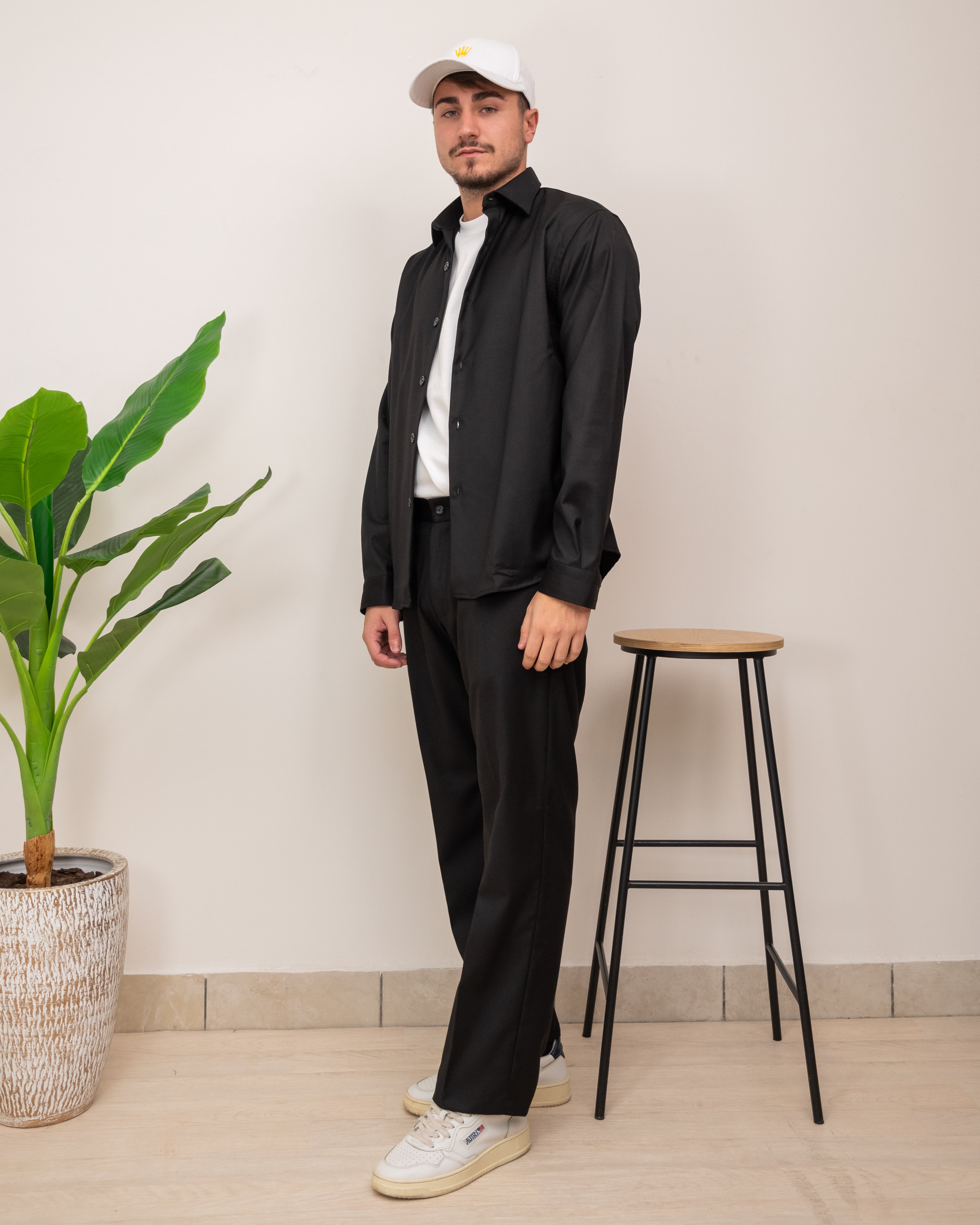 OUTFIT: PANTALONE DOPPIAVVI JAPPO BAGGY CON CAMICIA MIGLIACCIO TENNESSE