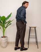 OUTFIT: PANTALONE DOPPIAVVI CHINOS PI58R CON CAMICIA DOPPIAVVI TEXAS GAMBARINE