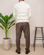 OUTFIT: CARDIGAN SEINSE MI3061SS CON PANTALONE SQUAD PANT. FRESCO LANA