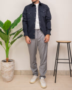 OUTFIT: CAMICIA DOPPIAVVI TEXAS GAMBERINE CON SQUAD PANT. FRESCO LANA