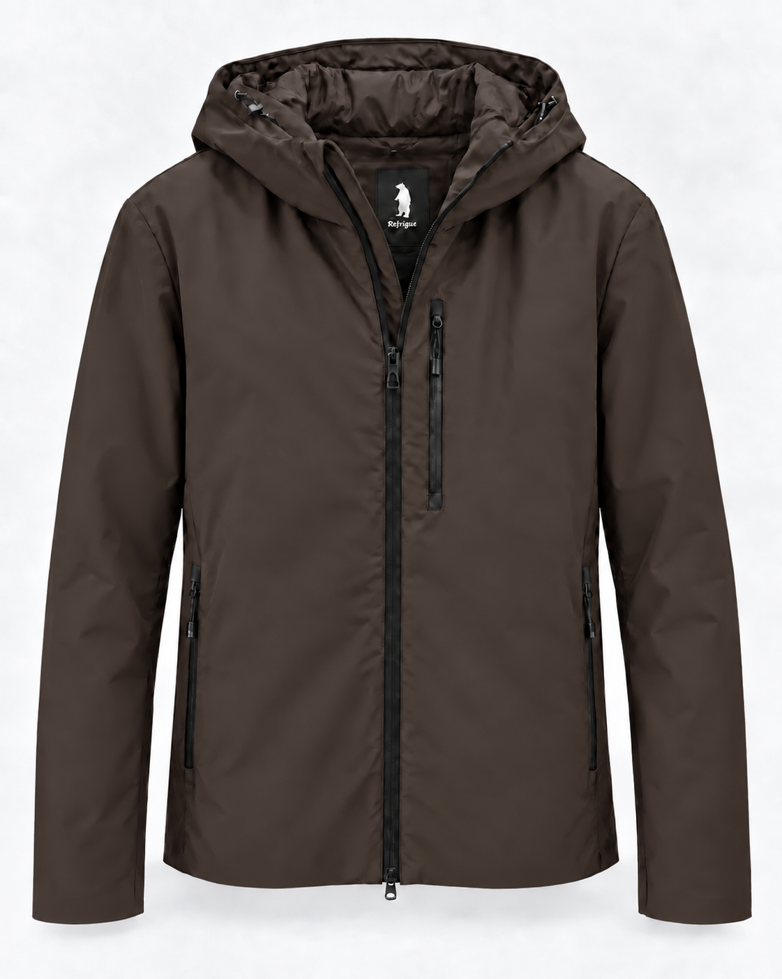 GIUBBOTTO NYLON ROOD - BROWN