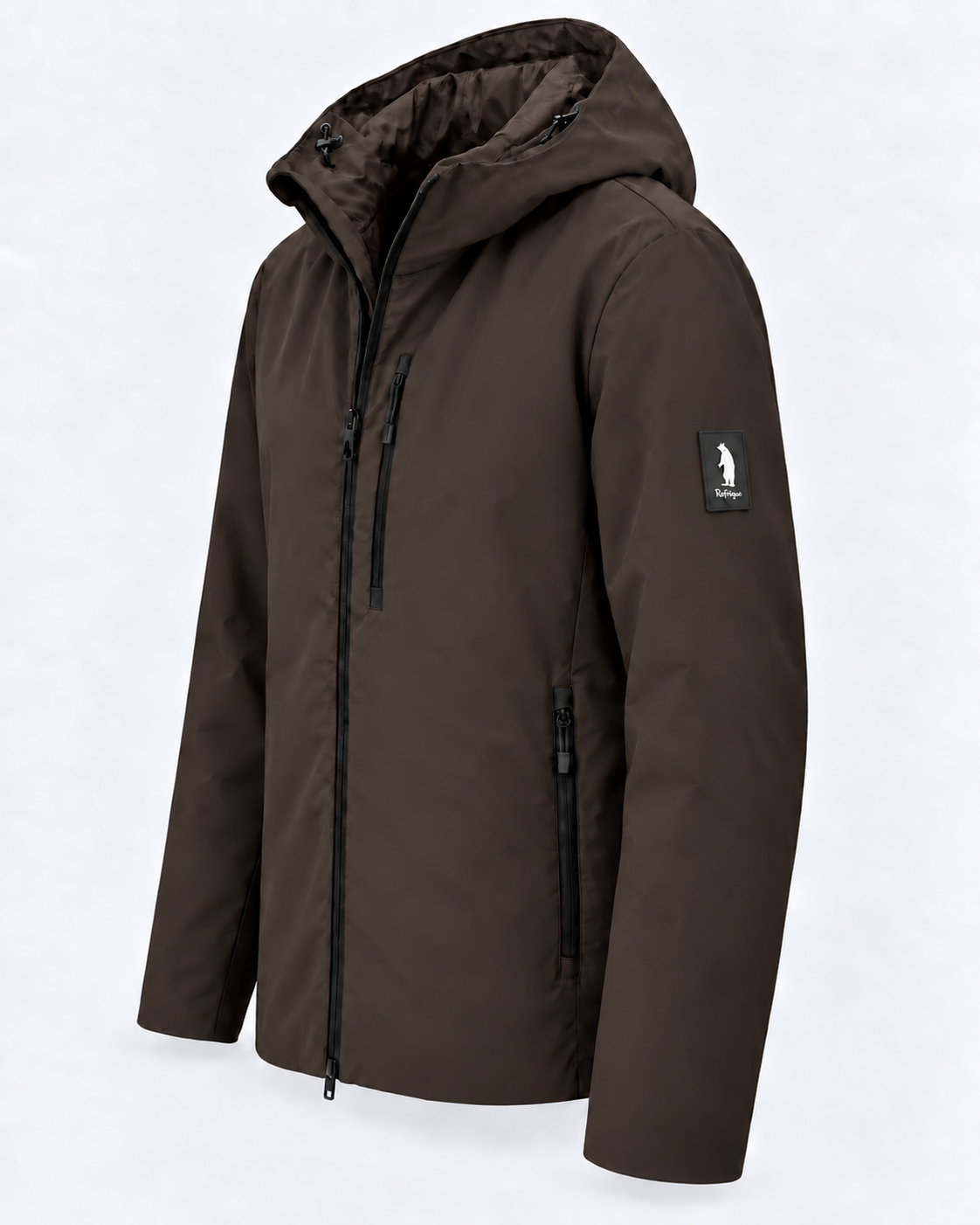 GIUBBOTTO NYLON ROOD - BROWN