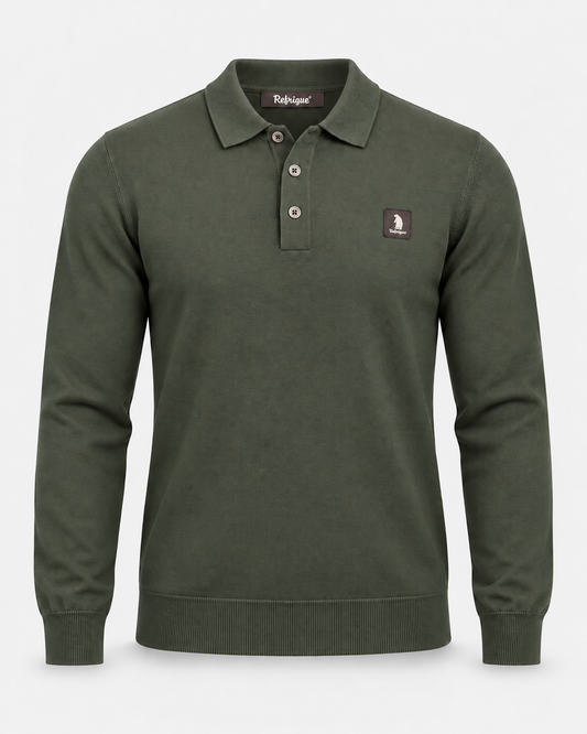 MAGLIA POLO ICON REFRIGUE - FOREST