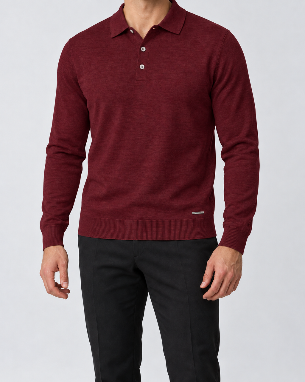 POLO ML UOMO - CRANBERRY