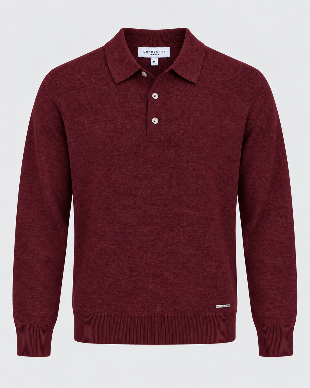 POLO ML UOMO - CRANBERRY