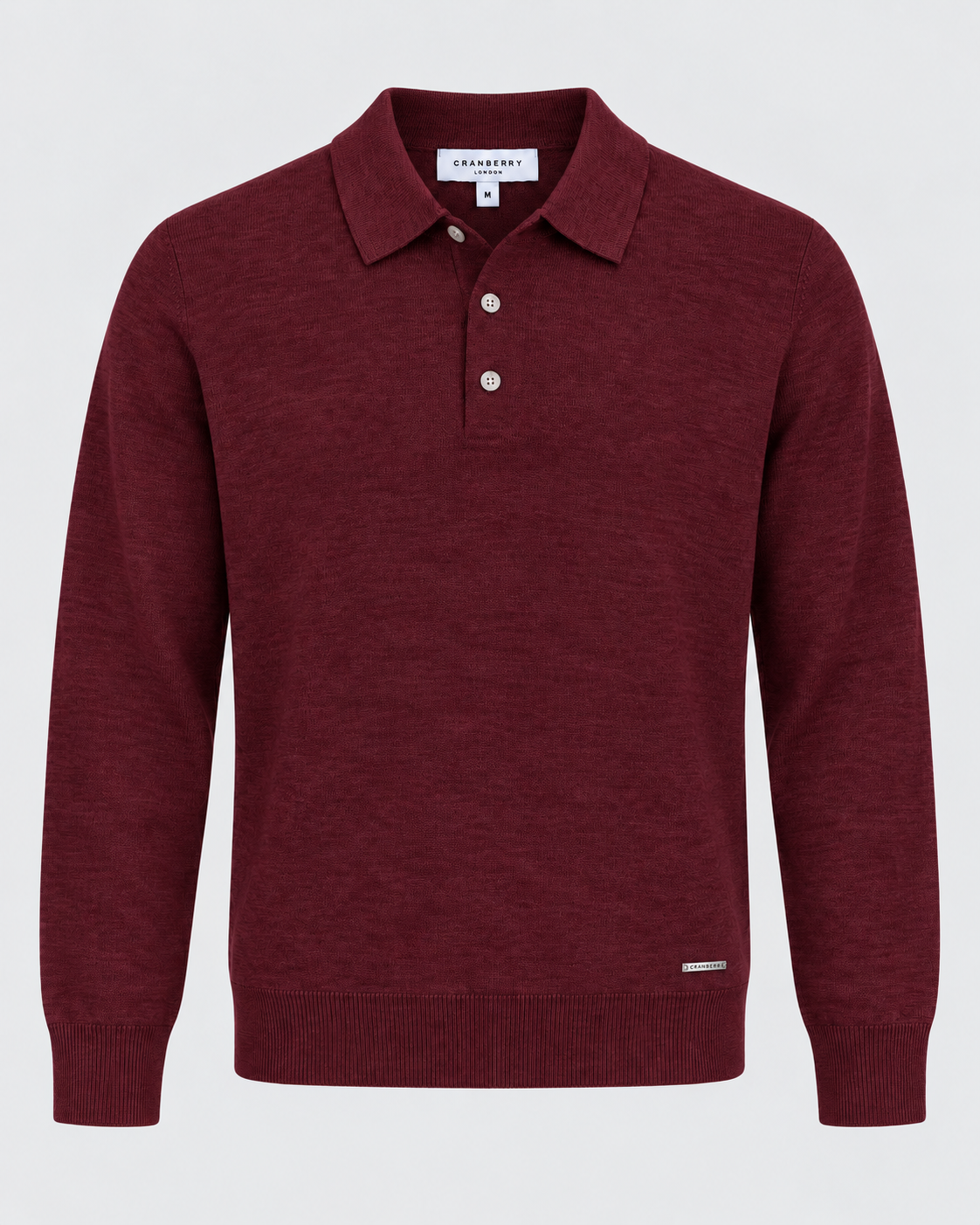 POLO ML UOMO - CRANBERRY