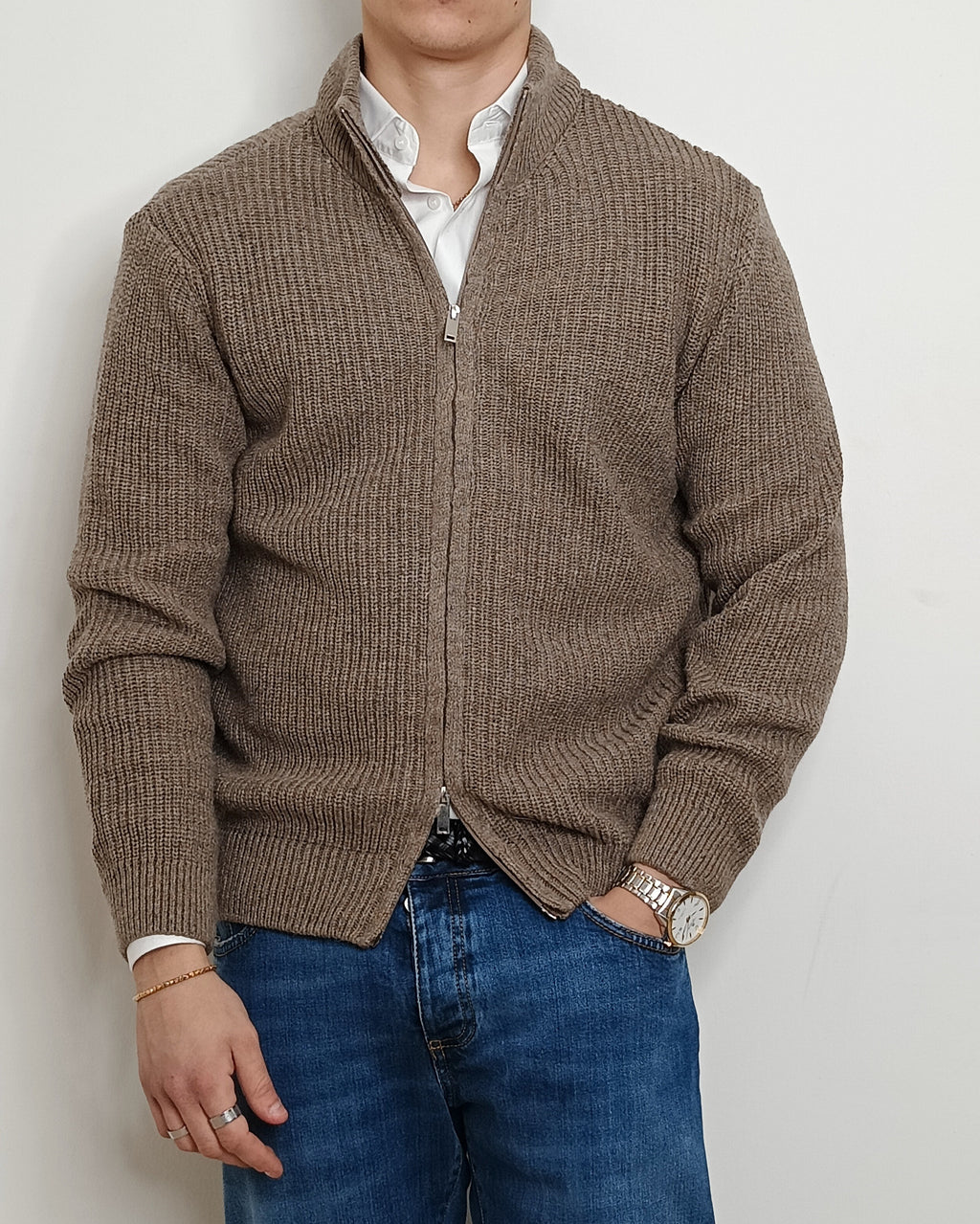 VALDICHIARA FULL ZIP LANA 1007