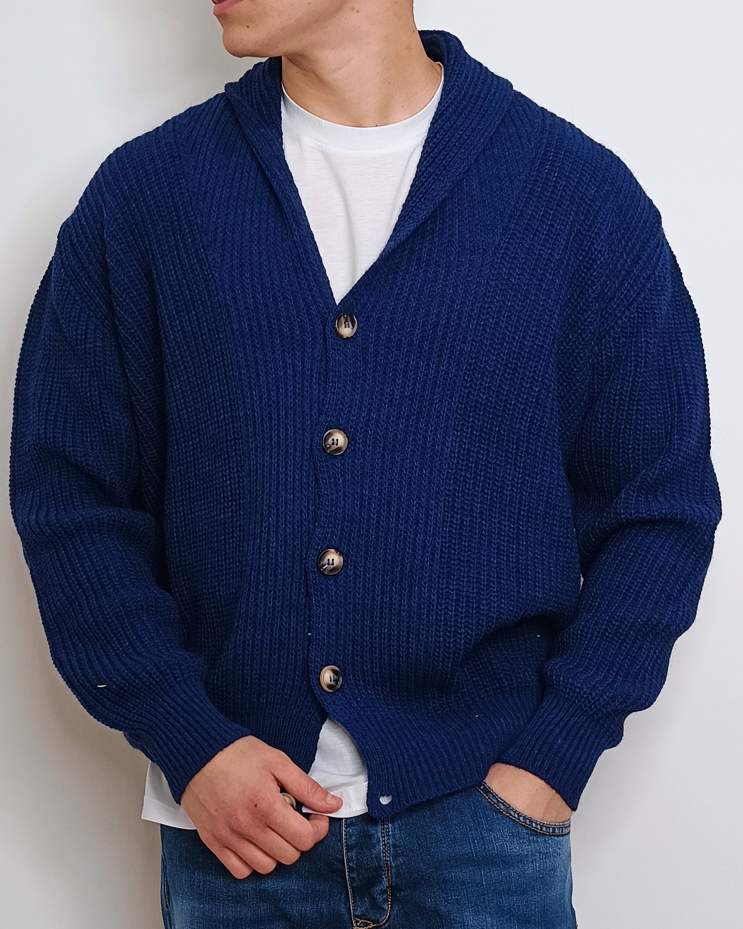 LUCA NOVI CARDIGAN OVERSIZE COLCARD