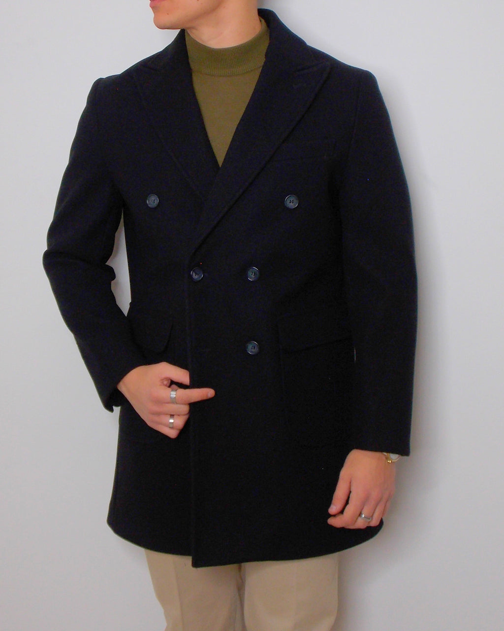 VALERIO VALENTINO CAPPOTTO D/P DI LANA LM203